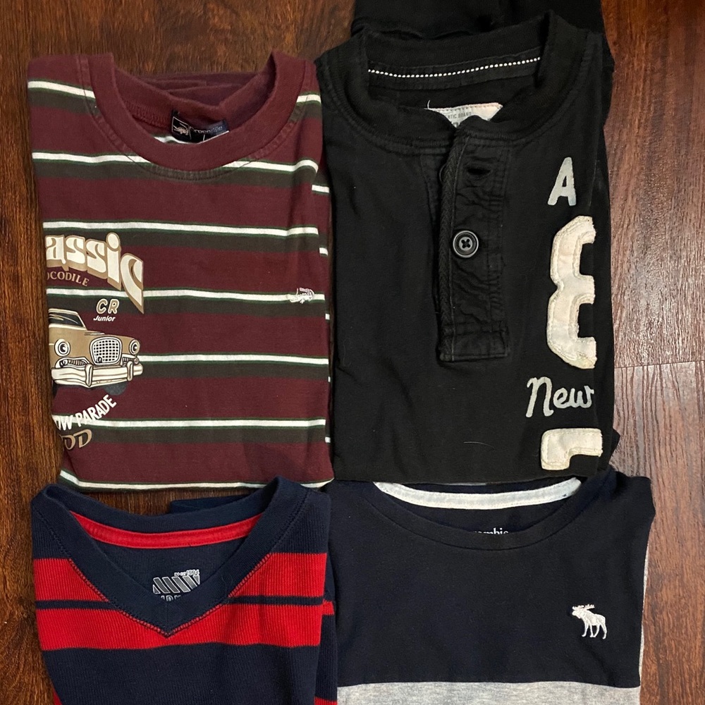 Bundle 4pcs Boys Long Sleeve sz 12/14